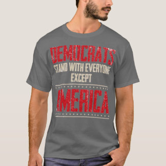 T-shirt Les Démocrates se tiennent avec tout le monde