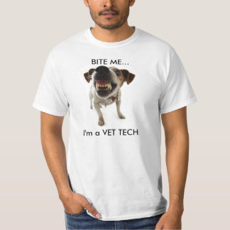 T-shirt les dents de chien, ME MORDENT…, je suis un