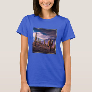 T-shirt Les déserts Cactus Paysage Argentine