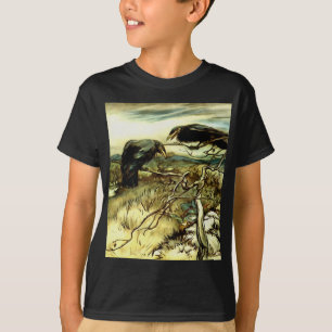 T-shirt Les deux corbeaux ou corbies Twa font un mane