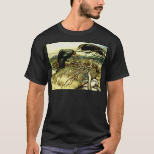 T-shirt Les deux corbeaux ou corbies Twa font un mane