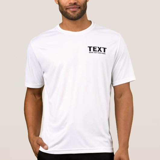 T-shirt Les deux côtés Imprimez Sport Tek Activewear Mens (Devant)
