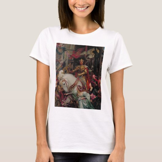 T-shirt Les deux Couronnes par Sir Frank Bernard Dicksee (Devant)