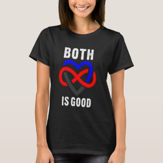 T-shirt Les Deux Est Bonne Infinité Coeur Polyamory Pride