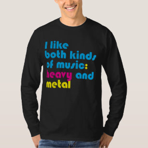 T-shirt Les deux genres de musique