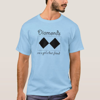 T-shirt Les diamants sont un meilleur ami de filles