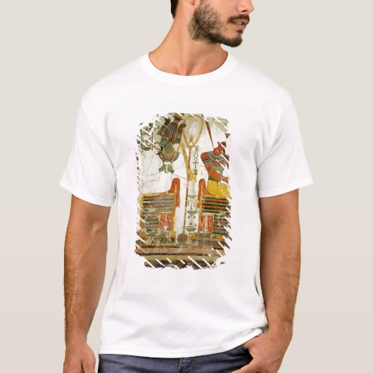 T-shirt Les dieux Osiris et Atum, de la tombe de (Devant)