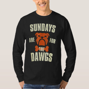 T-shirt Les Dimanche Sont Pour Les Chiens