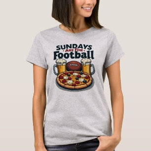 T-Shirt « Les dimanches sont pour le football, la