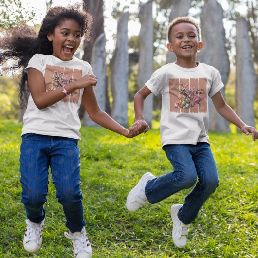 T-shirt Les Dinosaures À La Chasse