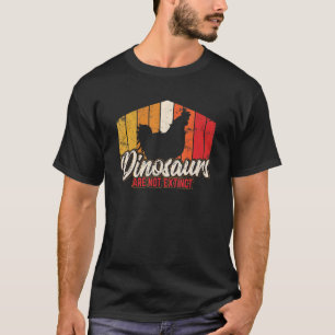 T-shirt Les dinosaures ne sont pas éteints Poulet Ferm