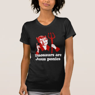 T-shirt Les dinosaures sont des poneys de Jésus