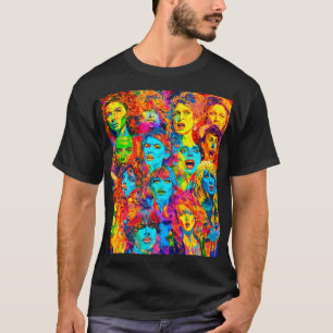 T-shirt Les diverses réactions des femmes