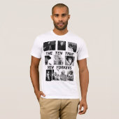 T-shirt Les Dix Newyorkais vrais (Devant entier)