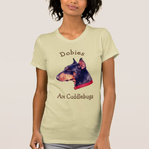 T-shirt Les Dobies sont des câlins Doberman