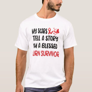 T-shirt Les dons des survivants de la brûlure Brûler l'