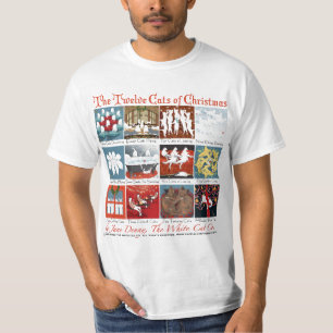 T-shirt Les douze chats de Noël… Vacances