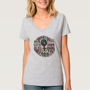 T-shirt Les droits des femmes sont des droits de l'homme -