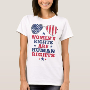 T-shirt Les droits des femmes sont des droits humains Drap