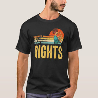 T-shirt Les droits des femmes sont droits humains Feminist