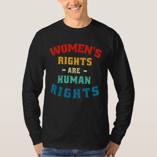 T-shirt Les droits des femmes Vintages féministes sont des