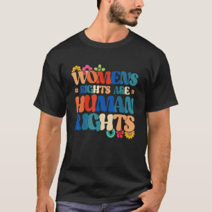 T-shirt Les Droits Rétro Des Femmes Féministes Sont Des Dr