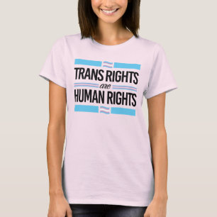 T-SHIRT LES DROITS TRANS SONT DES DROITS HUMAINS