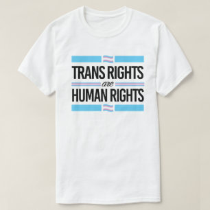 T-shirt Les droits trans sont des droits humains