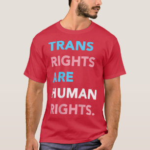T-shirt Les droits trans sont des droits humains LGBTQ T-S
