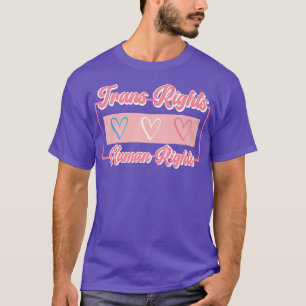 T-shirt Les droits trans sont Gay pride du drapeau de la L