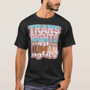 T-shirt Les droits trans sont une manifestation pour les d