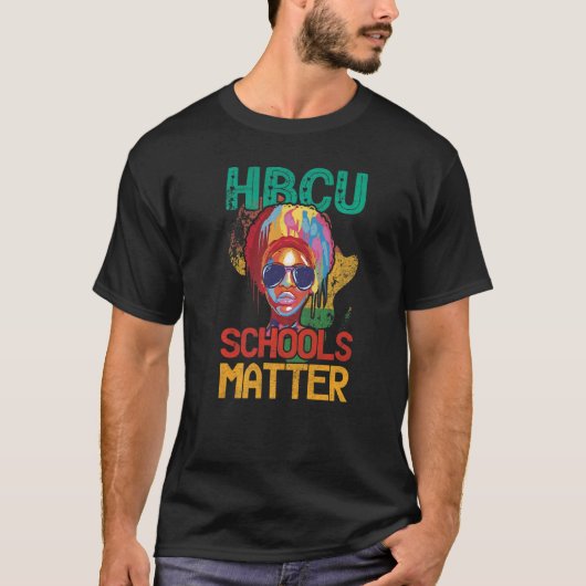 T-shirt Les Écoles HBCU Comptent Pour Pride African Americ (Devant)