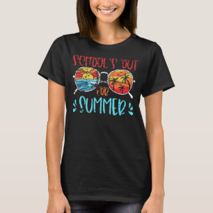 T-shirt Les Écoles Pour L'Été Bonne Dernière Journée De L'