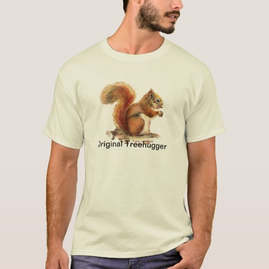T-shirt Les écureuils sont l'Humour original des Treehugge (Devant)