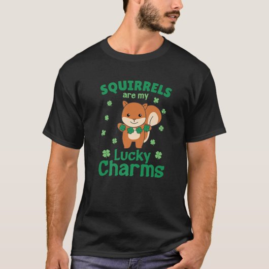 T-shirt Les écureuils sont mes charmants chatoyants Squir (Devant)