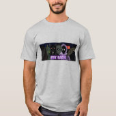 T-shirt Les EEK transmettent par radio, lizardman, (Devant)