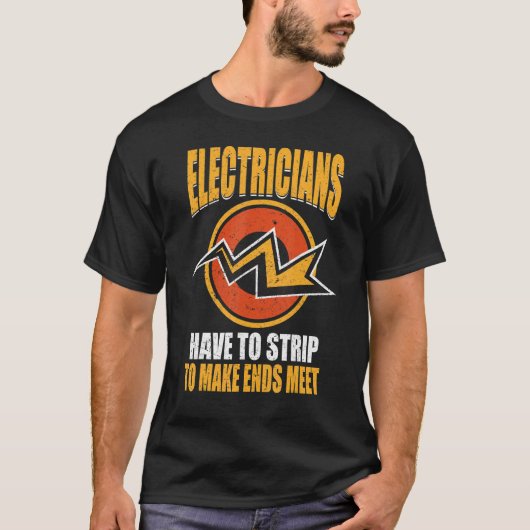 T-shirt Les Électriciens Bande Pour Finir Rencontrer L'Éle (Devant)