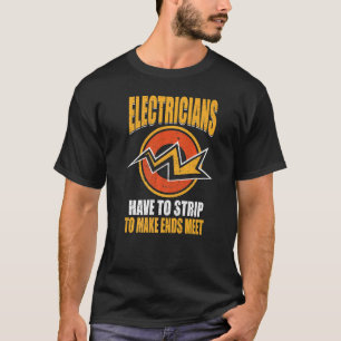 T-shirt Les Électriciens Bande Pour Finir Rencontrer L'Éle
