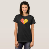 T-shirt Les éléments chimiques mignons fait un chimiste (Devant entier)