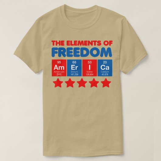 T-shirt Les éléments de la liberté (Design devant)
