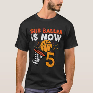 T-shirt Les enfants Ce Ller a maintenant 5 Sketll 5e anniv