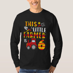 T-shirt Les enfants Ce petit agriculteur a 6 Tracteur agri