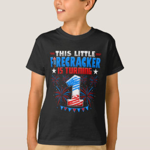 T-shirt Les enfants Ce petit pétard a 1 an Jour d'annivers