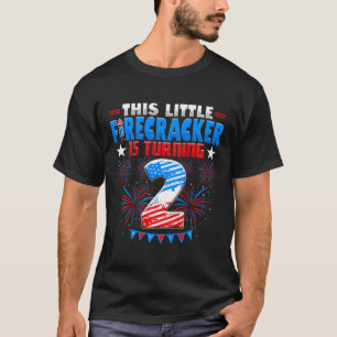 T-shirt Les enfants Ce petit pétard a 2 ans Anniversaire