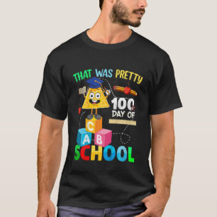 T-shirt Les enfants célèbrent leur réussite 100e jour d'éc