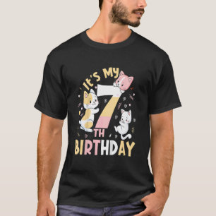 T-shirt Les enfants c'est mon 7ème anniversaire pour les 7