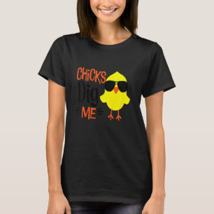 T-shirt Les Enfants Chick Me Creuser Christian Pâques Day 