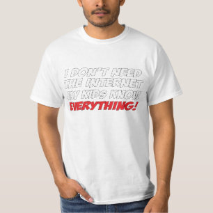 T-SHIRT LES ENFANTS CONNAISSENT LA VALEUR CHEMISE