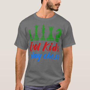 T-shirt Les Enfants cool Jouent Aux Échecs