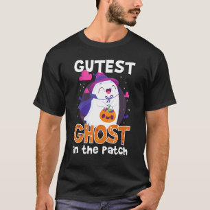 T-shirt Les Enfants Cutest Ghost Dans Le Patch Halloween G